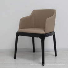 New Fabric Sofa Seat Dining Chairs with Metal Legs